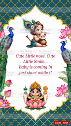 Baby Shower Invitation Video Templates | Simant vidhi Baby Shower | AG-1006