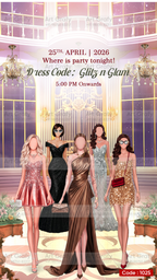 Creative Wardrobe Planner Invitation | Sakhi Event | AG1025