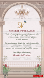 Creative Wardrobe Planner Invitation | Couple Doodle as Royal theme | AG1017