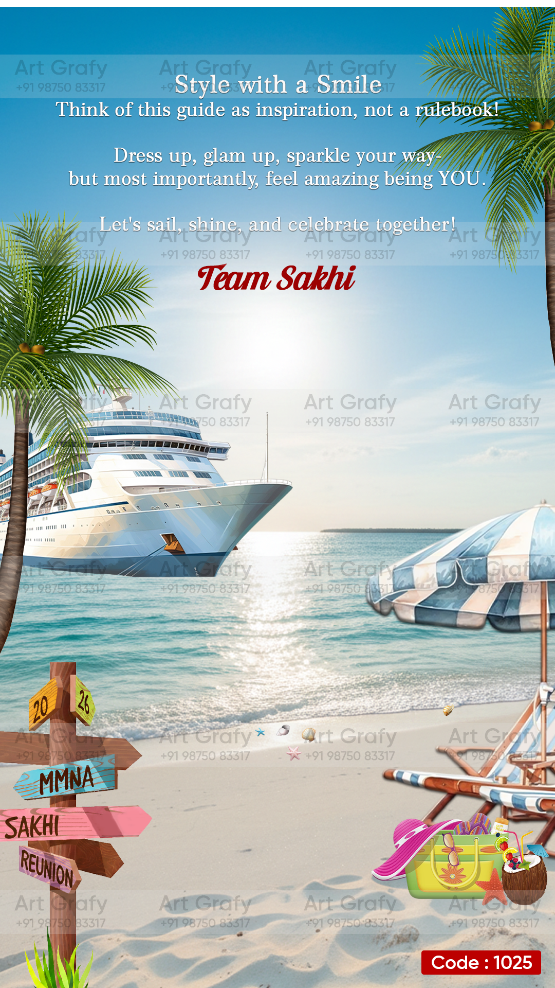 Creative Wardrobe Planner Invitation | Sakhi Event | AG1025