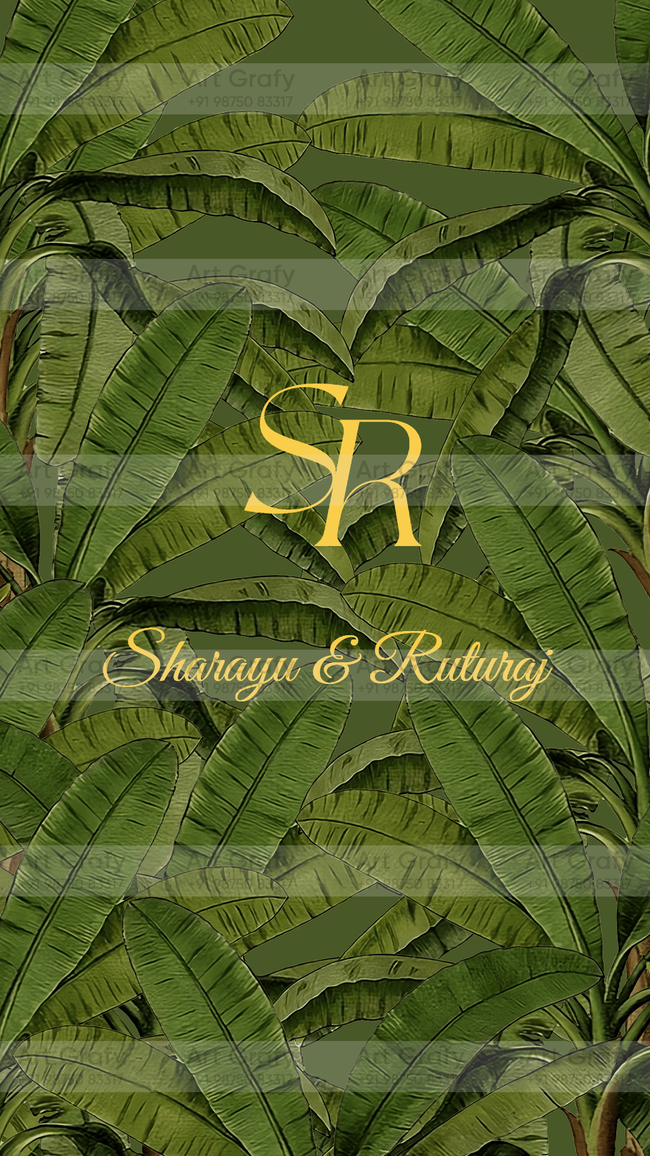 Indian Digital Wedding Ceremony Invitation Card | Gujarati language with Royal Theme design | AG1120 Hover Image