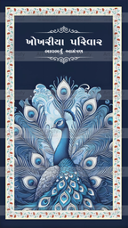 Indian Digital Wedding Ceremony Invitation Card | Gujarati language with Royal Theme design | AG1109