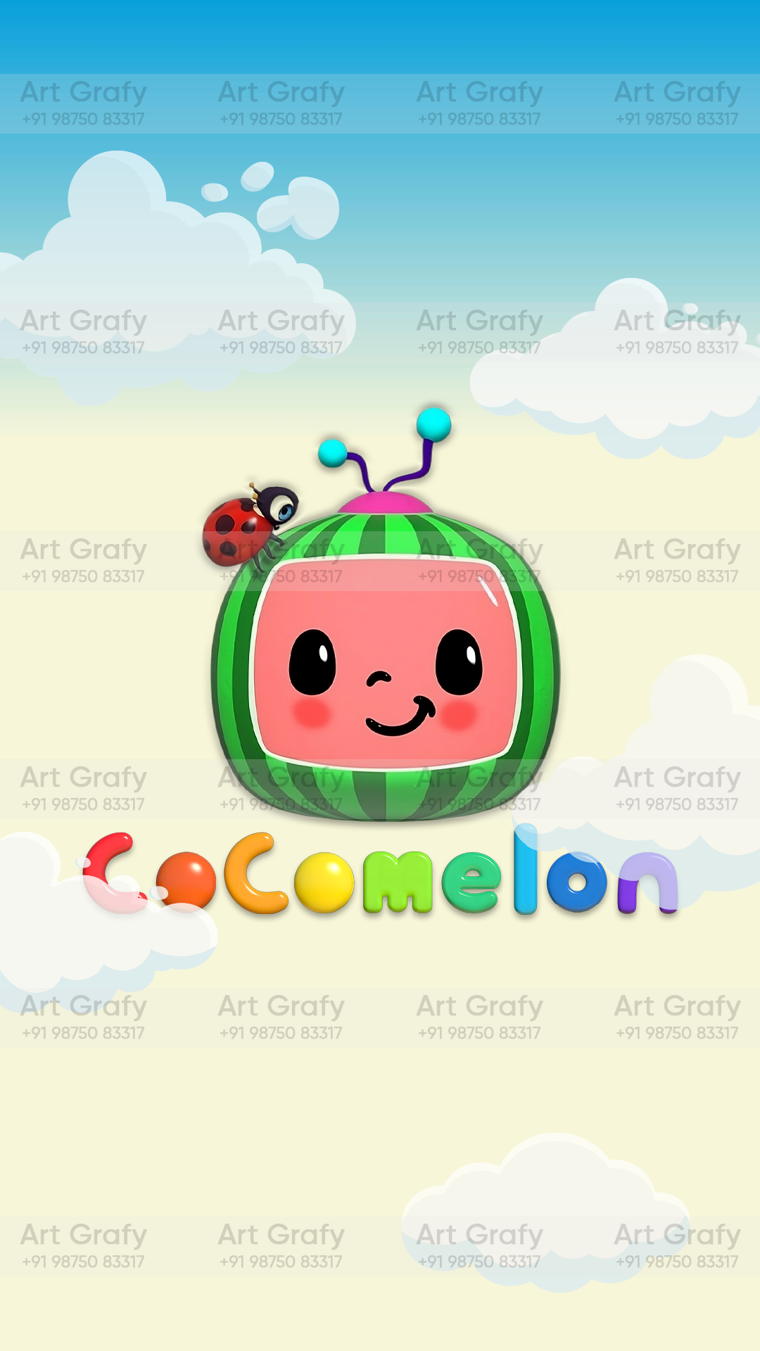 Birthday Party Invitation Card in English Language | AG-1184