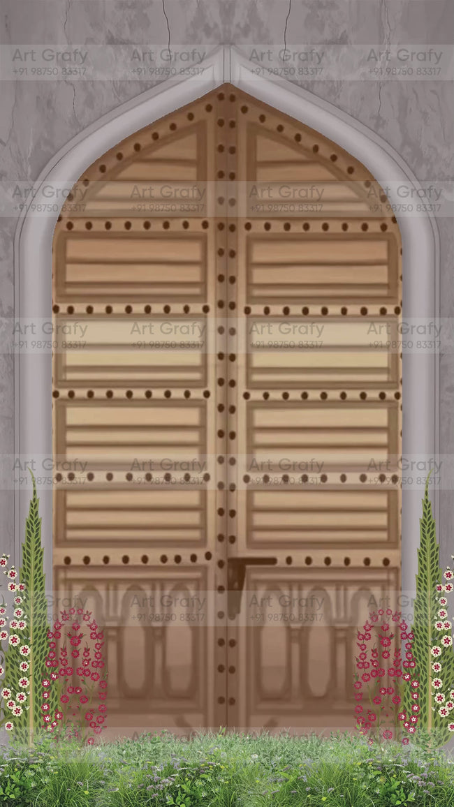 Indian Digital Wedding Ceremony Invitation Card | Gujarati language with Royal Theme design | AG1079 Hover Image