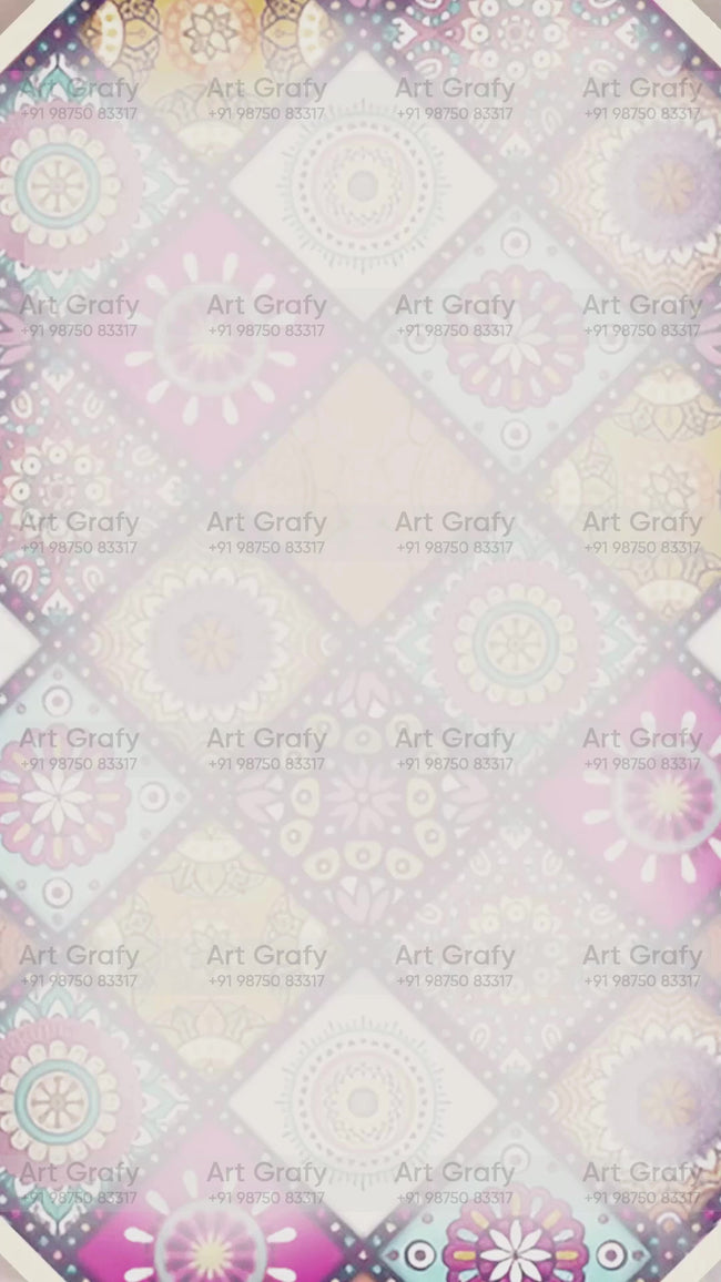 Indian Digital Wedding Ceremony Invitation Card | Gujarati language with Royal Theme design | AG1101 Hover Image