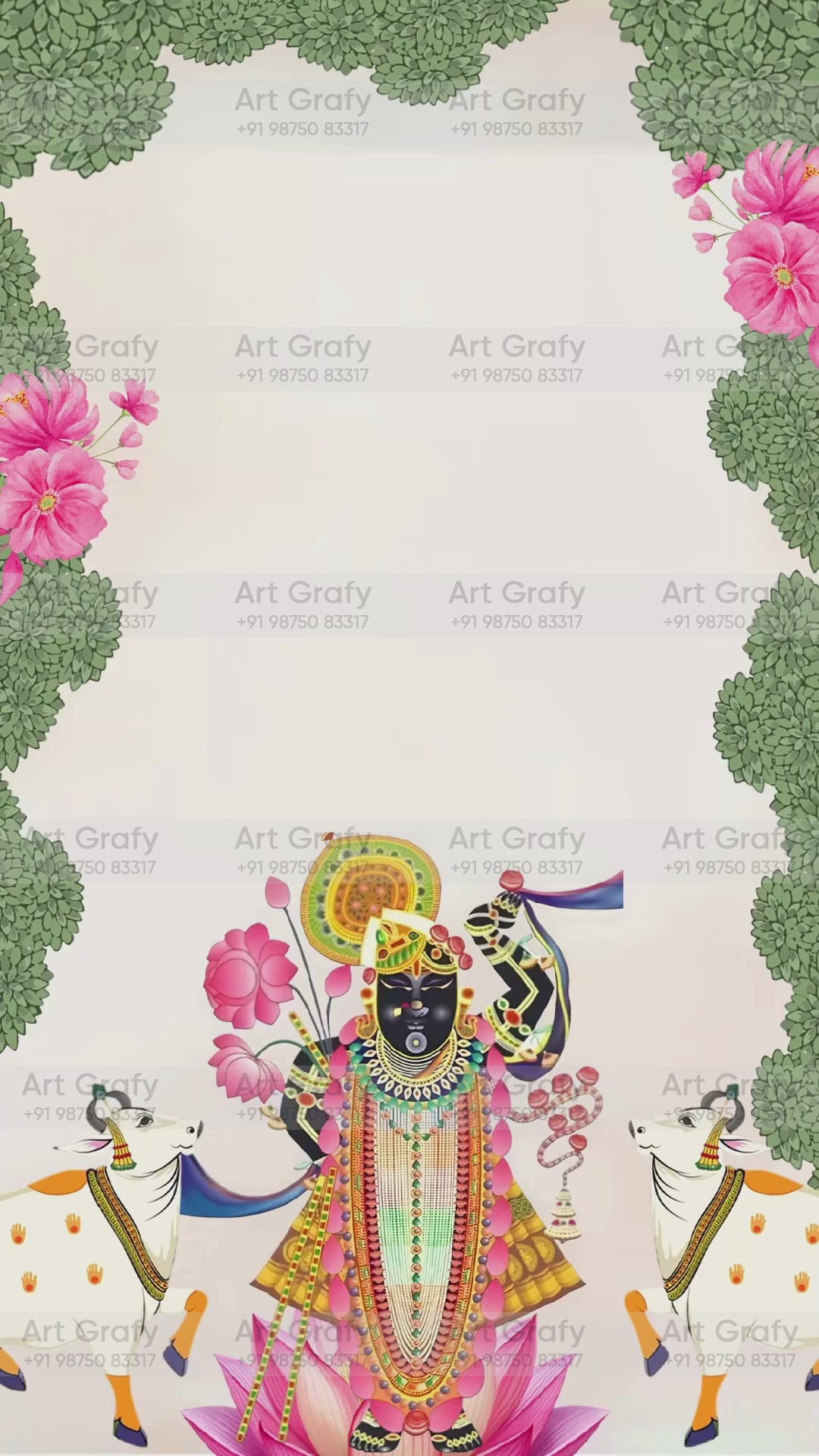 Indian Digital Wedding Ceremony Invitation Card | Gujarati language with Royal Theme design | AG1091