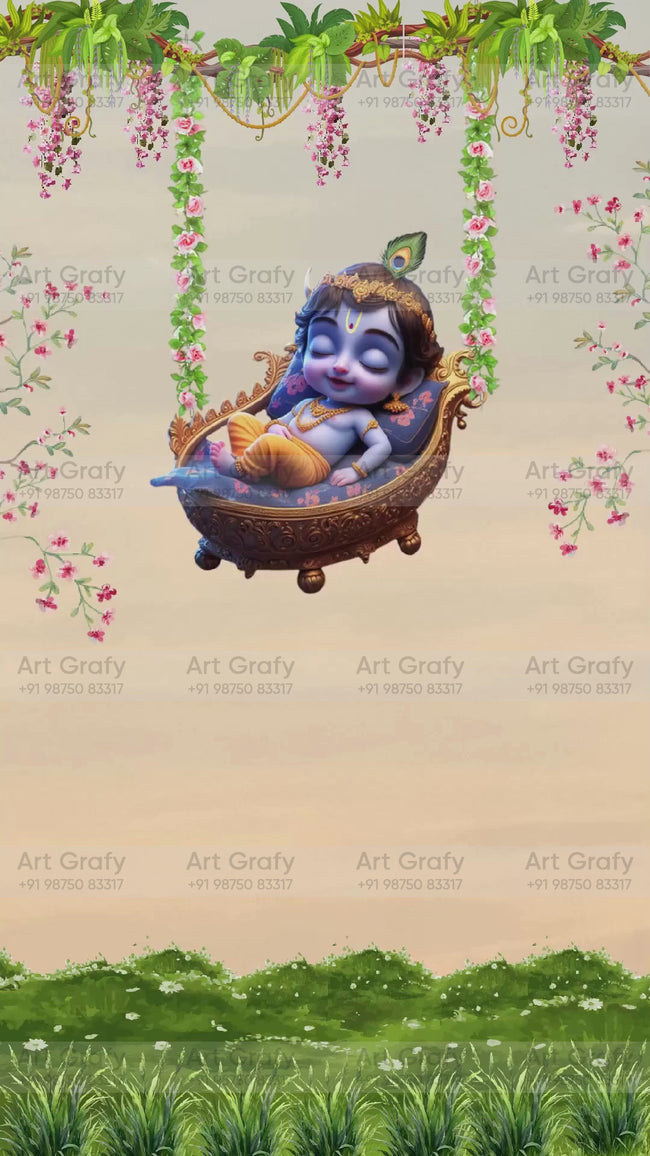 Baby Shower Invitation Video Templates | Simant vidhi Baby Shower | AG-1150 Hover Image