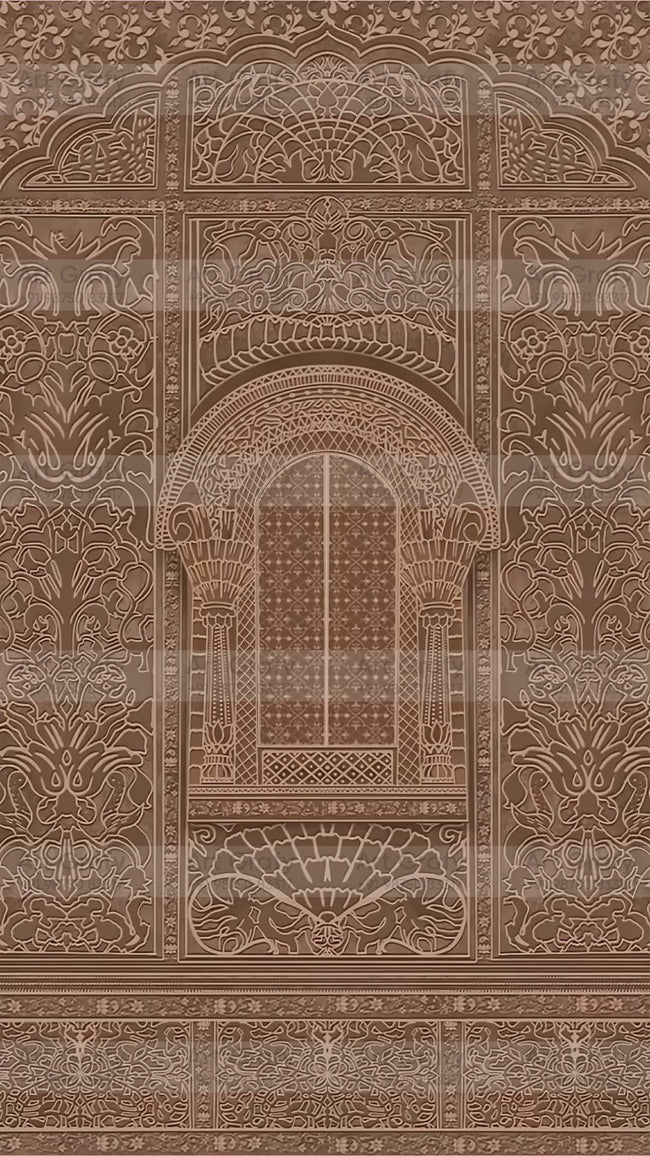 Indian Digital Wedding Ceremony Invitation Card | Gujarati language with Royal Theme design | AG1104 Hover Image